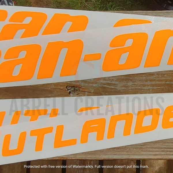 Logos Can-Am et Outlander