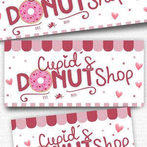 Printable Cupids Donut Shop Topper Bag Valentines Day Favor Etsy Printable Cupids Donut Shop Topper Bag Valentines Day Favor Etsy