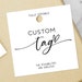 Printable Favor Tags. Fully Editable Birthday Tag. Appreciation Tag ...