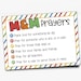 Printable M&amp;M Prayers Tag. Editable Sunday School Cards. VBS. Instant ...