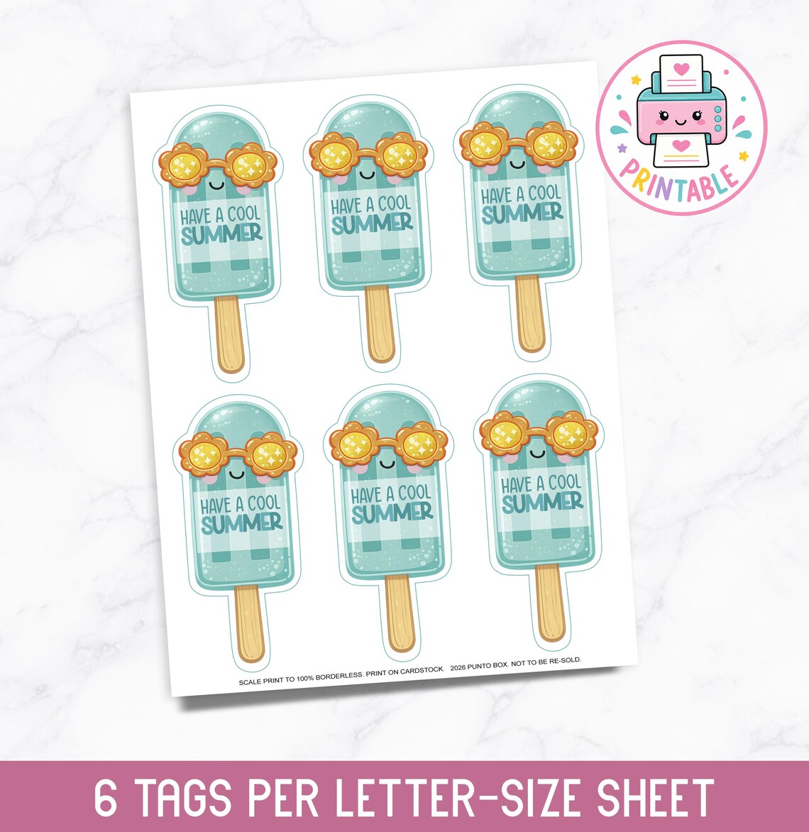 Have a Cool Summer Gift Tags | End of School Favor for Kids | Editable ...