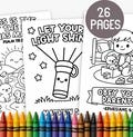 26 Bible Verse Coloring Pages for Kids – Christian Printable Scripture Activity Set - Instant Download for Kids Church, VBS, Sunday School