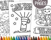 26 Bible Verse Coloring Pages for Kids – Christian Printable Scripture Activity Set - Instant Download for Kids Church, VBS, Sunday School
