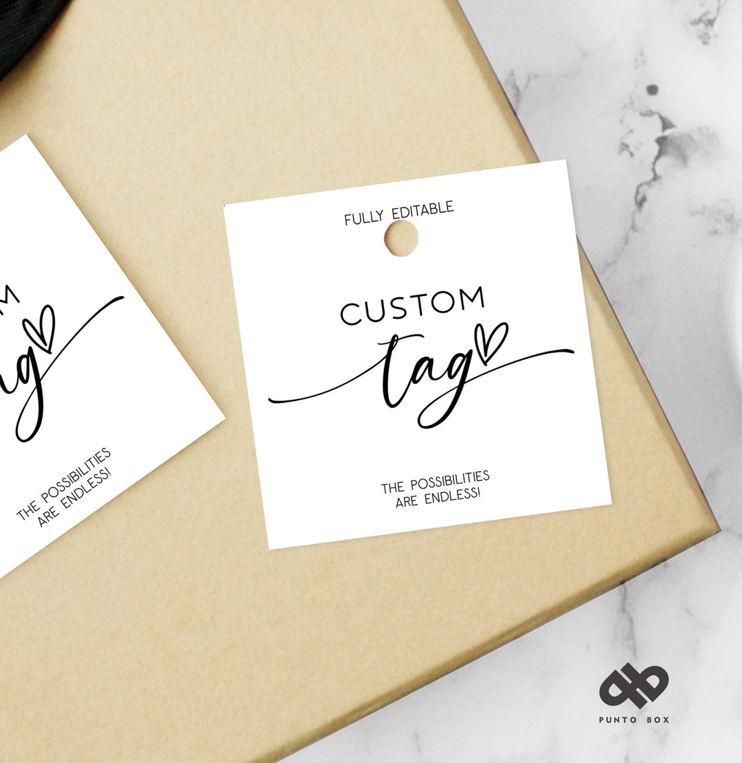Printable Favor Tags. Fully Editable Birthday Tag. Appreciation Tag ...