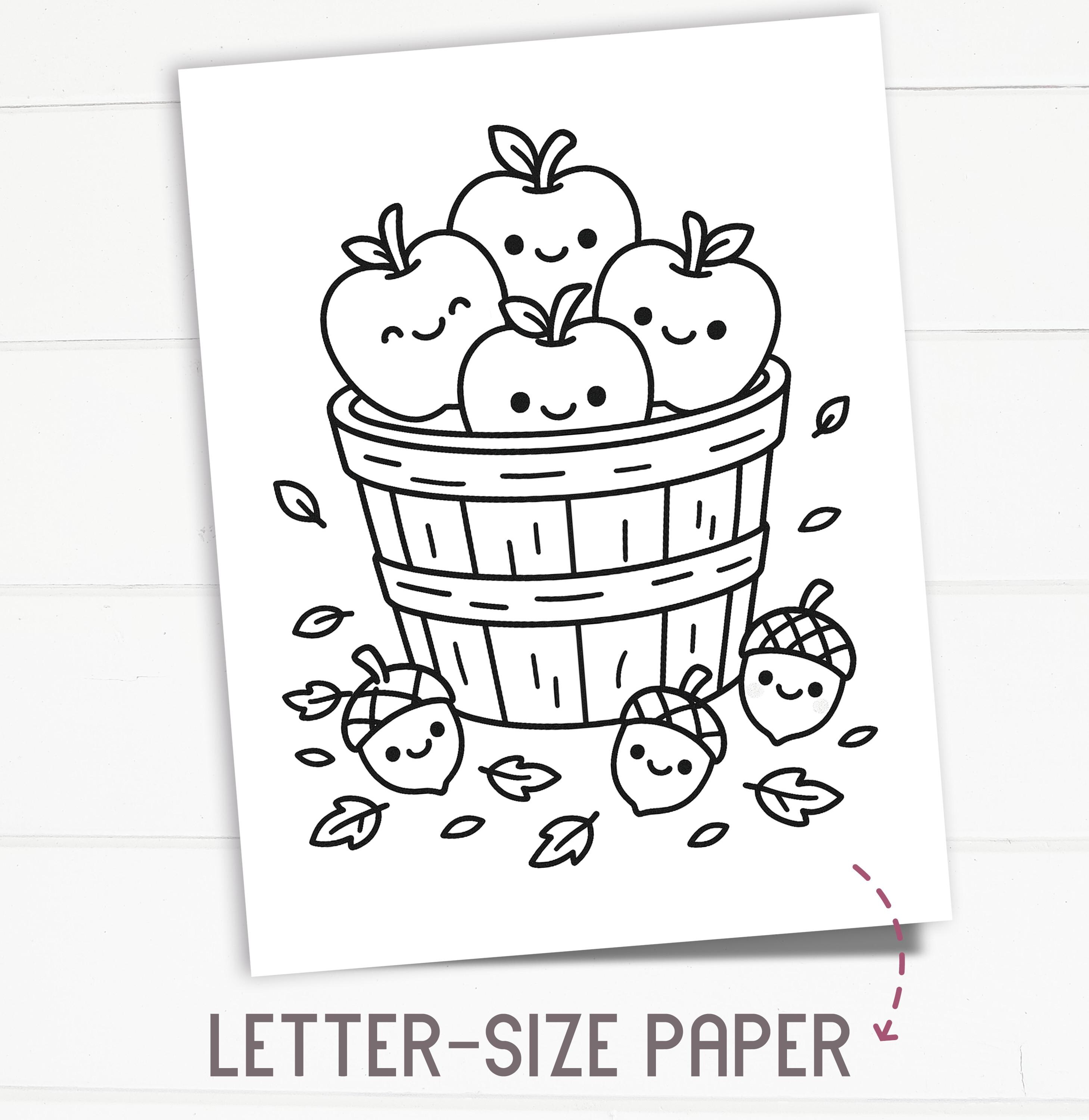 60 Fall Coloring Pages for Kids – Autumn Printable Activity Pack, PDF ...