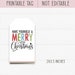 Printable Christmas Tag. Have Yourself a Merry Little - Etsy