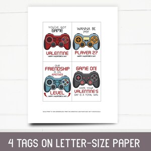 Gamer Valentine Cards Bundle | Printable Digital Download for Boys ...