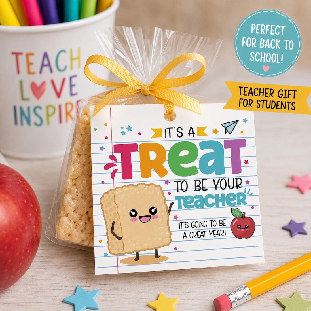 Back to School Treats From Teachers | Meet the Teacher Tag | Instant ...