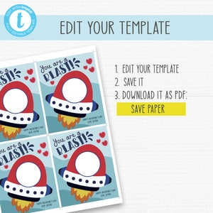 Play Doh Printable Cards. Classroom Valentines. You Are a Blast. Kids ...