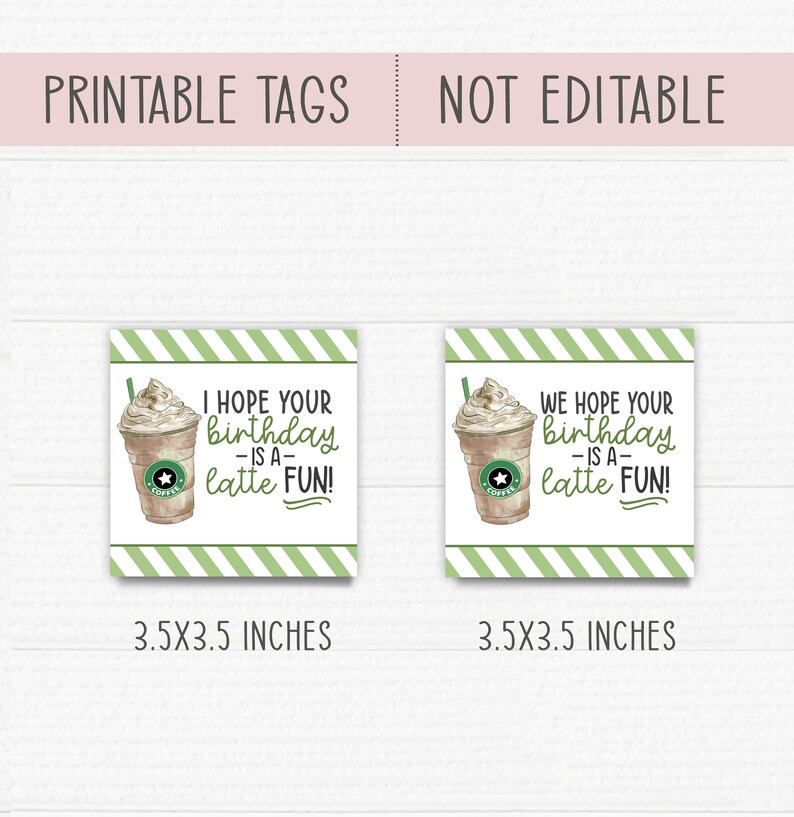 Printable Birthday Gift Card Holder and Tags. Hope Your - Etsy