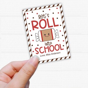 Printable Back to School Candy Tag. Editable Templates Bundle. First ...