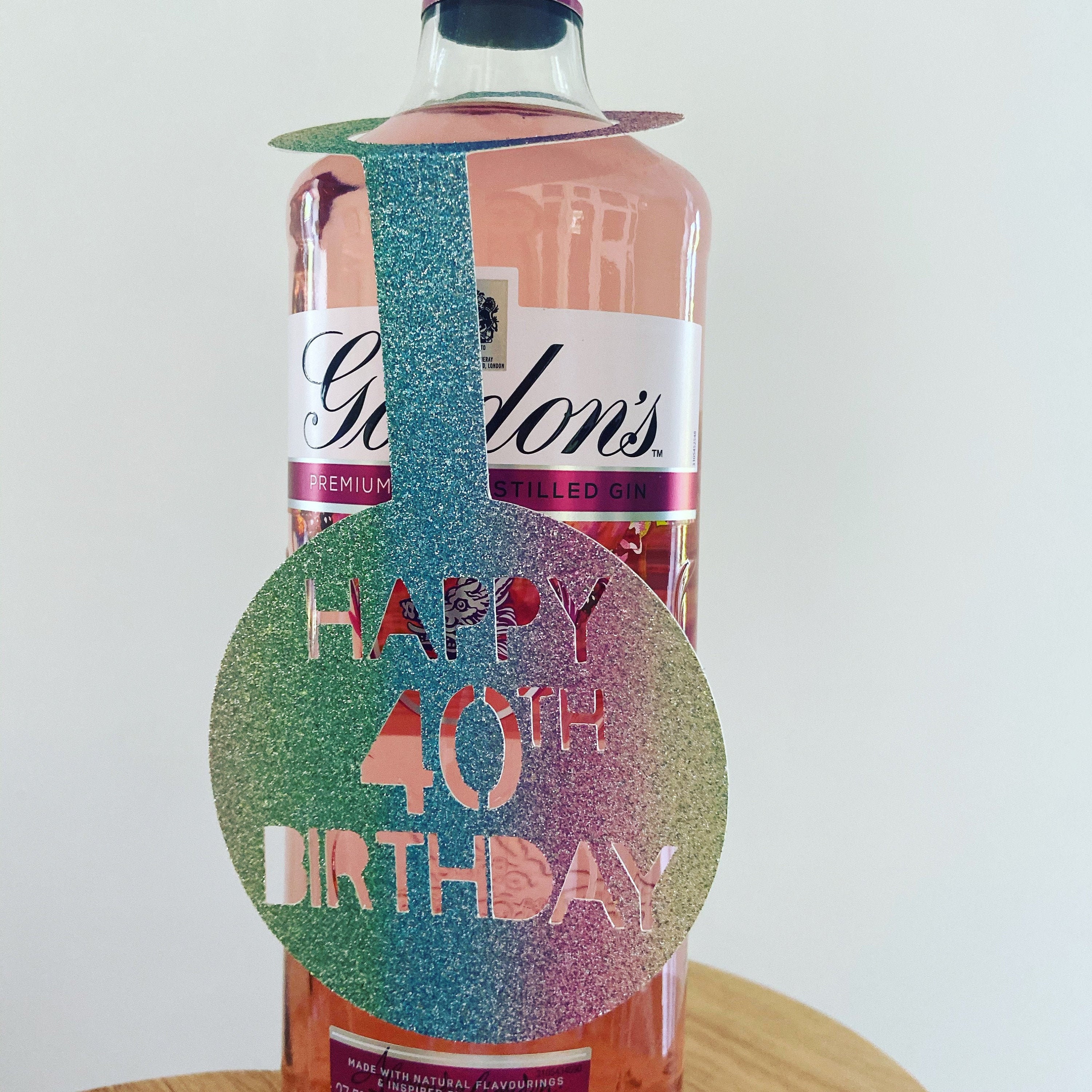 Birthday Personalised Bottle Tag / Label