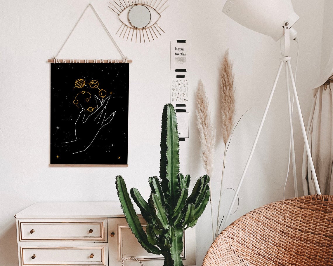 Witchy Wall Decor Witch Decor Celestial Decor Witchy - Etsy