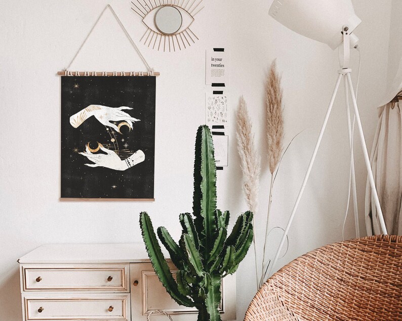 Witch Wall Decor Witchy Decorations Witchy Wall Decor Etsy