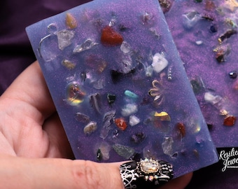 Sensory Fidget Pick Pad • Squishy Texture Stress Play • Crystal Confetti Gift