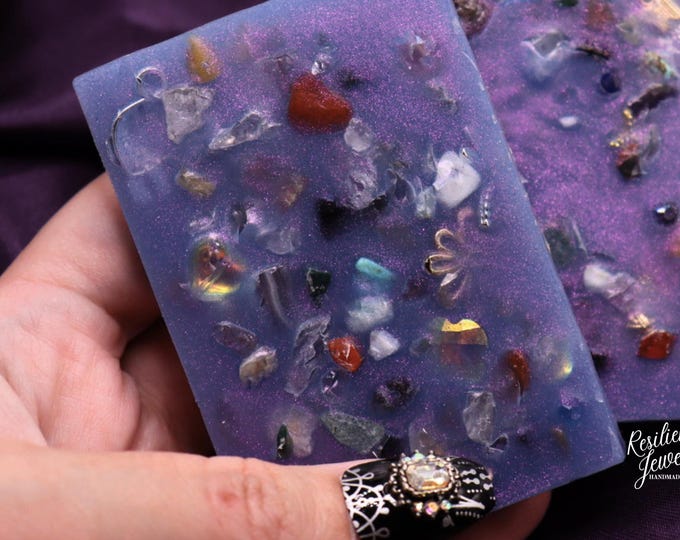 Sensory Fidget Pick Pad • Squishy Texture Stress Play • Crystal Confetti Gift