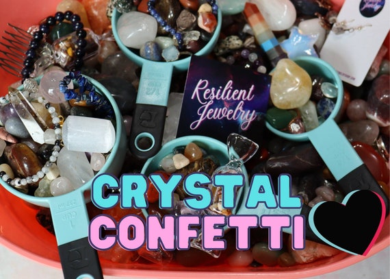 Crystal Confetti Mix – Jewelry, Carvings, Raw Gems & Pendants