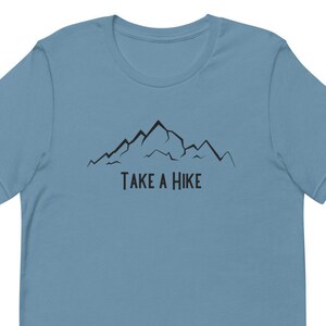 Take A Hike, Camping, Hiking, Outdoor Short-Sleeve Unisex T-Shirt