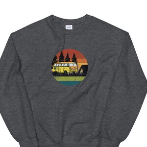 Vintage Camper Van | Outdoor Themed | Vintage Vibe | Gift for Her | Gift for Him | RV Life | Van Life | Unisex Sweatshirt