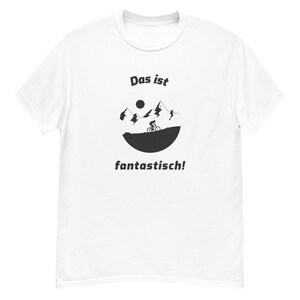Das ist fantastisch | This is Fantastic | Mountain Biking | German | Men&#39;s heavyweight tee | Outdoor Adventure | Unique Gift for Him