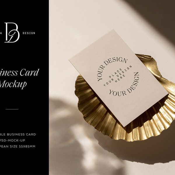 Business Card Mockup / Minimal Business Card Mockup / Luxury Business Card Mockup / Letterpress Mockup