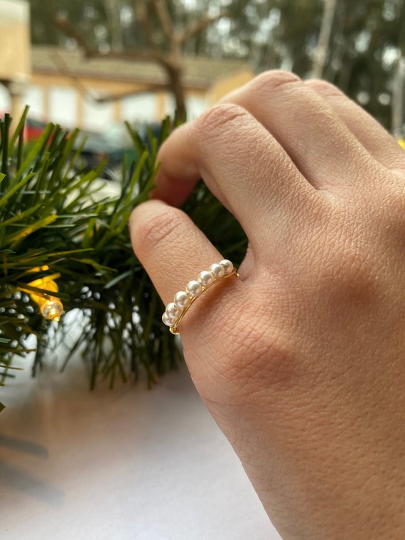 Swarovski on sale pearl ring