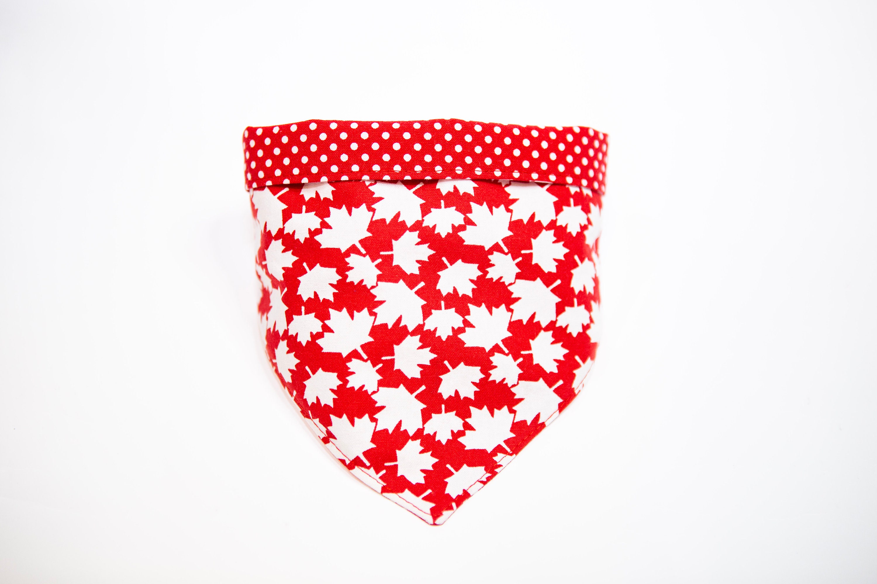 Personalized Dog Bandana Canada Maple Leaf Premium Quilters Etsy