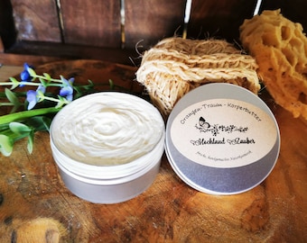 Body butter oranje mandarijn natuurlijke cosmetica biologisch veganistisch