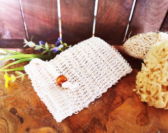 Soap bags made of sisal, organic and vegan