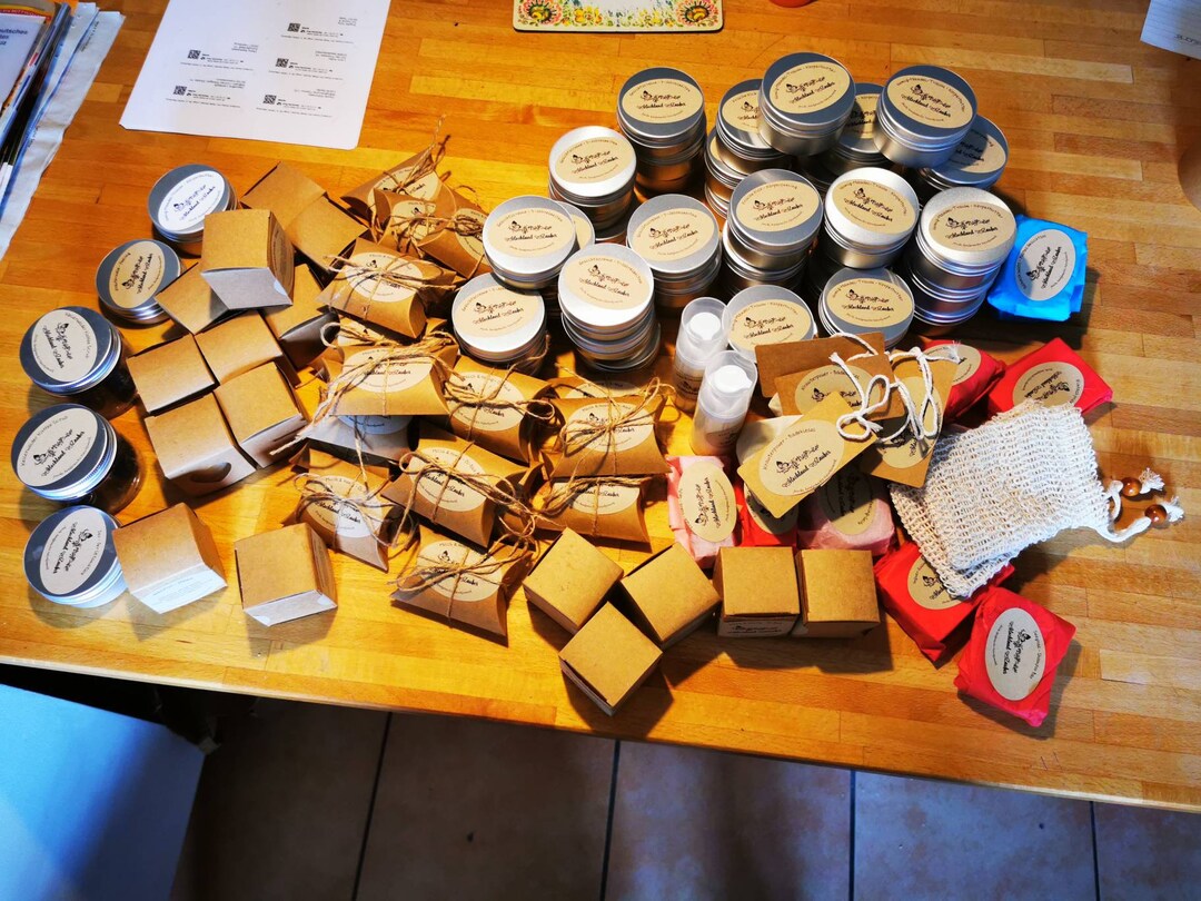 Content for Advent Calendars Natural Cosmetics Organic Etsy