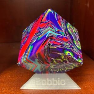 ANY Cube Display - CMY Display- Personalized Rubik's Cube Stand -Display Stand-Replacement Showcase Displays - Optical X Cube Dichroic -2025