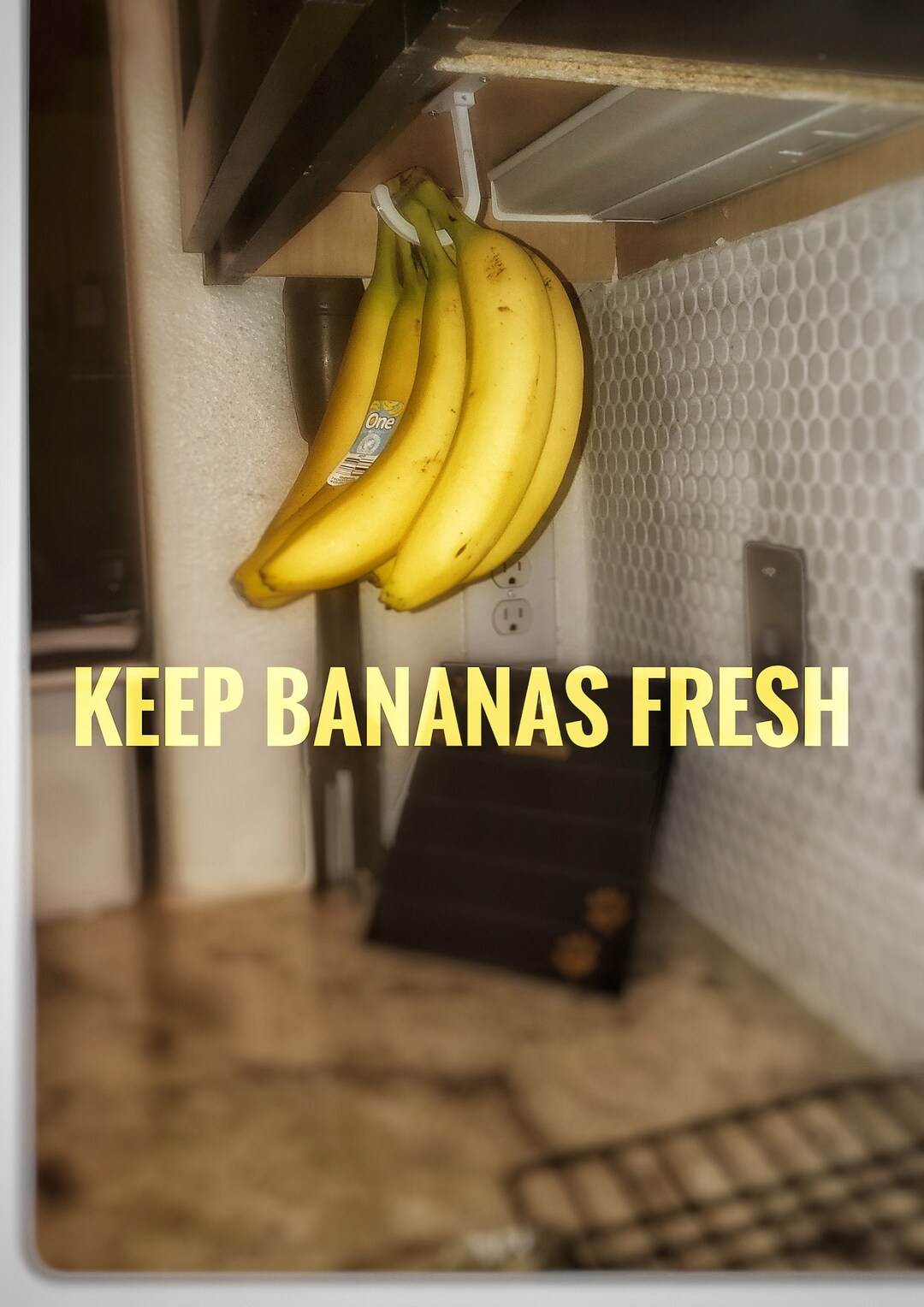 Foldable Banana Hook Mountable Banana Hook Banana Hanger Hidden Kitchen
