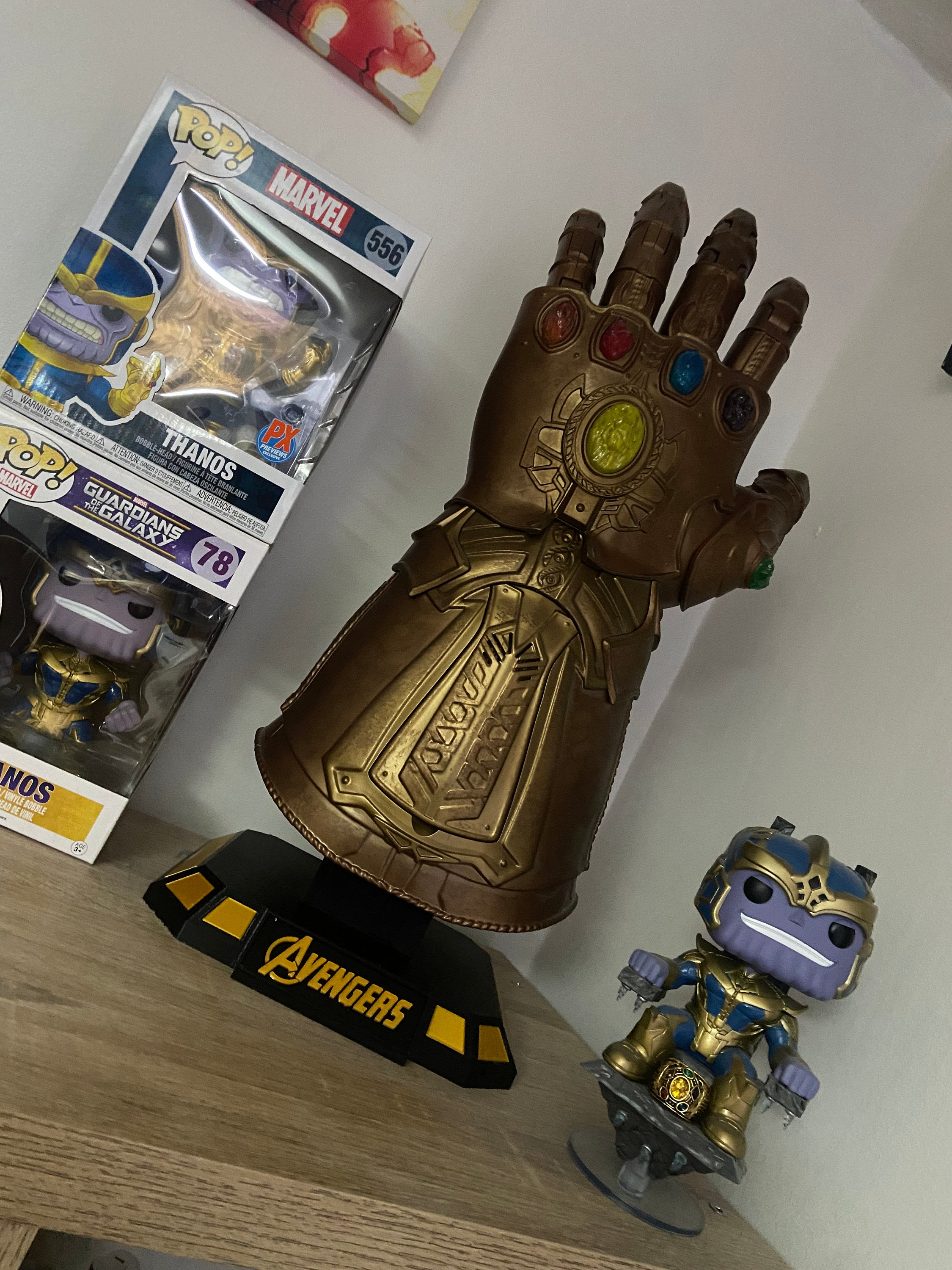 Doordringen Discrimineren mooi zo Iron Man Thanos Infinity Gauntlet Avengers Display Stand 3D - Etsy België