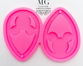 Large Mouse Earring or Keychain Resin Silicone Mold