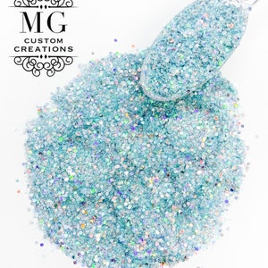 Blue Diamond Holographic Mix Glitter *tumbler, nail art, resin art, slime, crafts, cosmetics