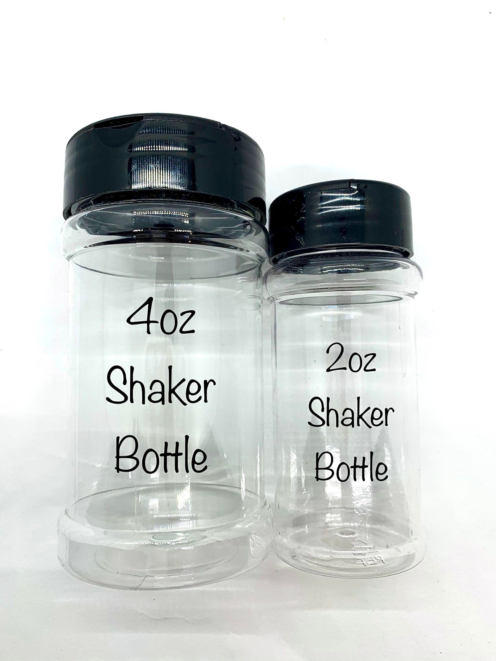 Glitter Shaker Bottles, 2 oz 4 oz 8 oz
