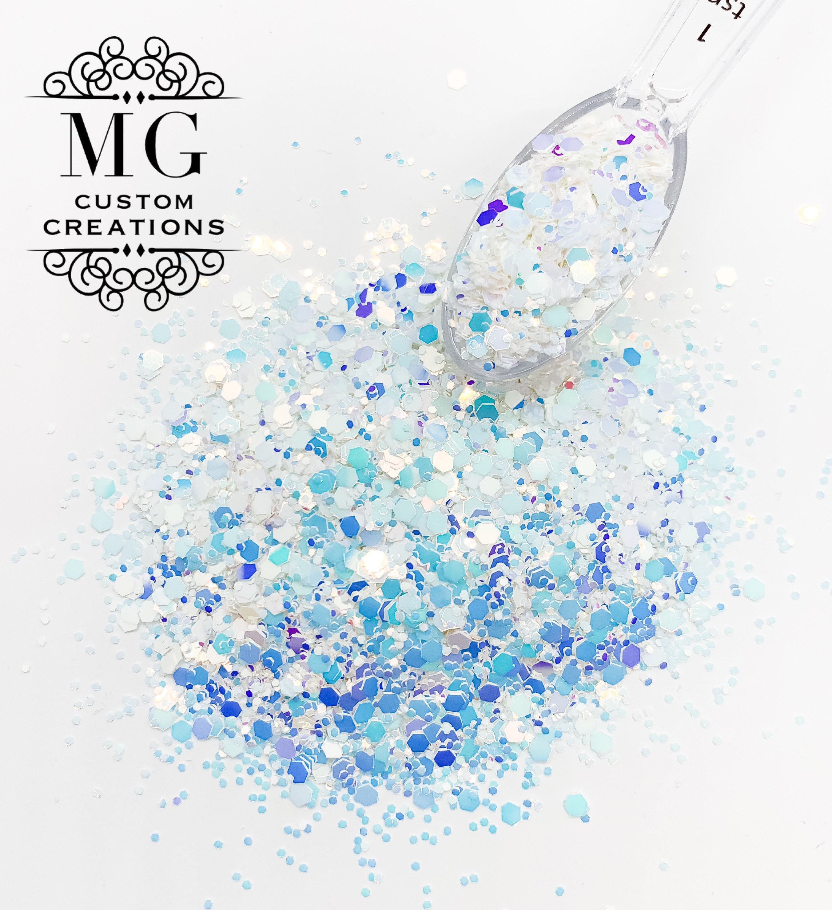 Opal Snow Chunky Mix Glitter *tumblers, nail art, slime, resin art, c…