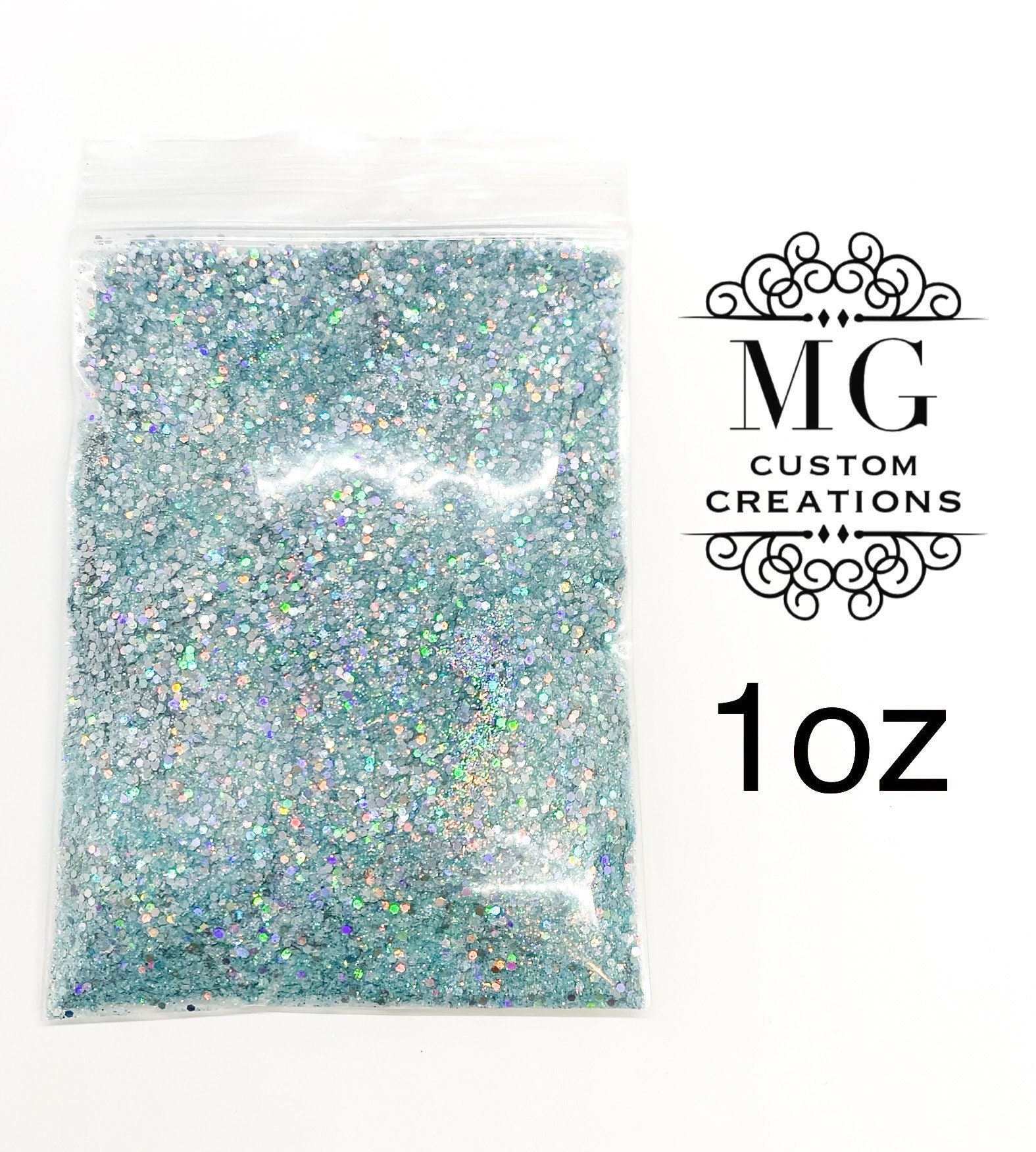 Blue Diamond Holographic Rainbow Glitter – SFXC