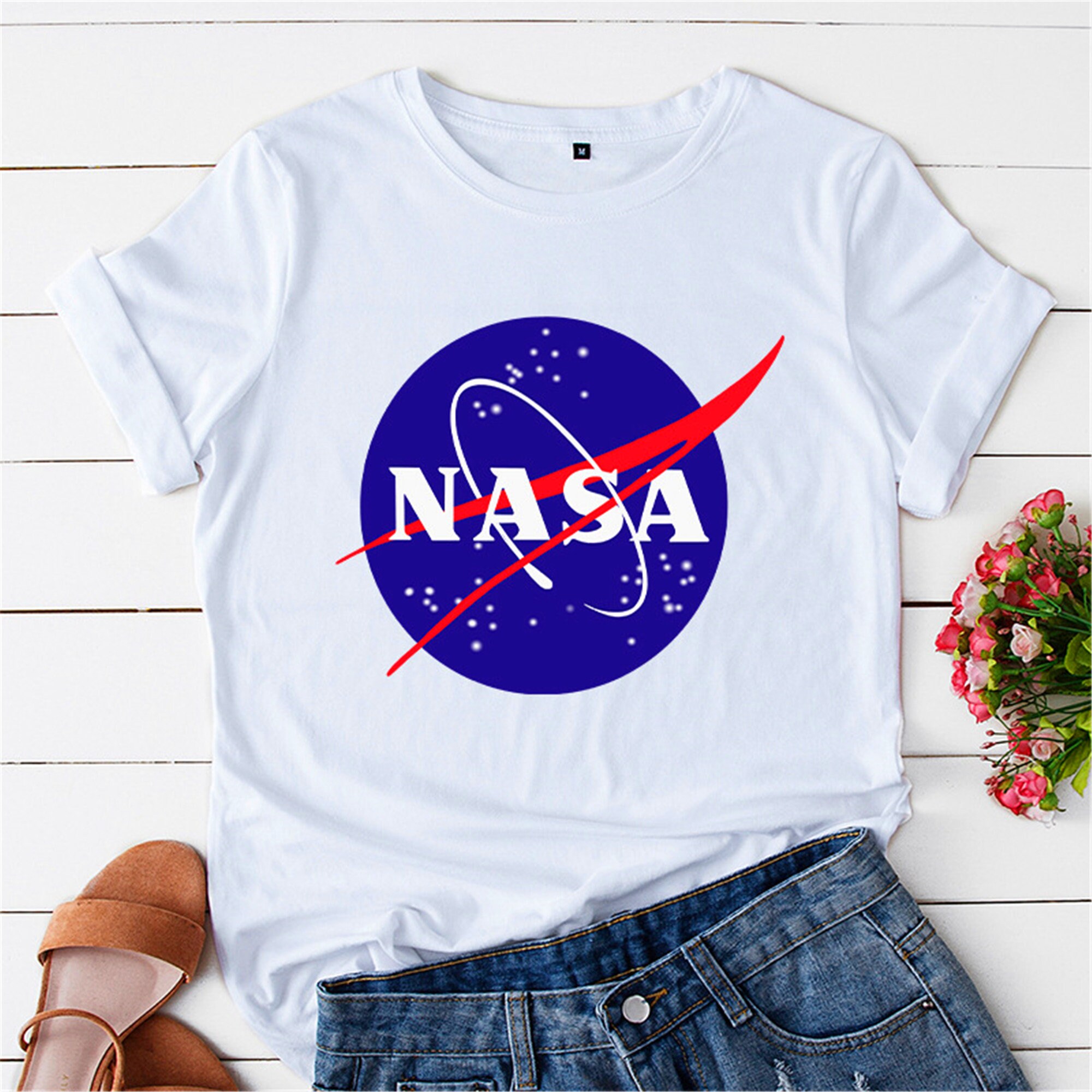 NASA ShirtCute ShirtT shirt for womenWomen' t | Etsy
