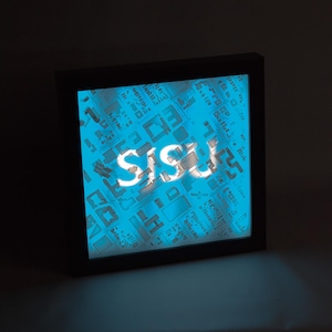 SJSU Beleuchtete 3D-Campuskarte - Beleuchteter 3D-gedruckter Ausstellungsrahmen