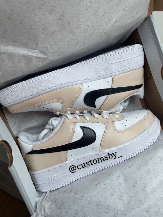 custom tan air force 1