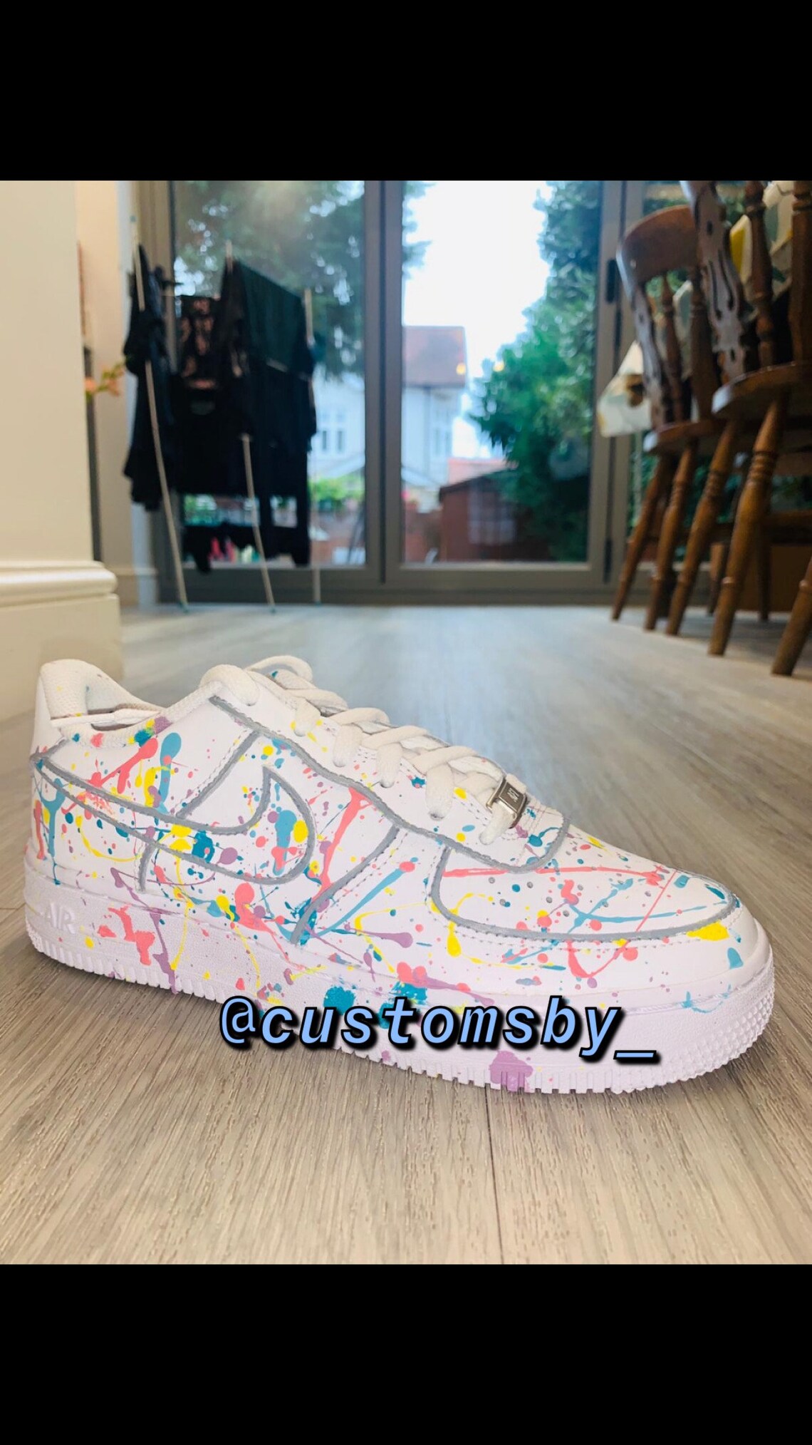 Custom Paint Splatter Nike Air Force 1 Etsy UK