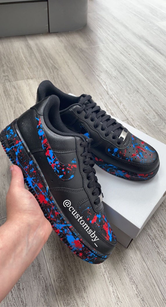 painted black af1