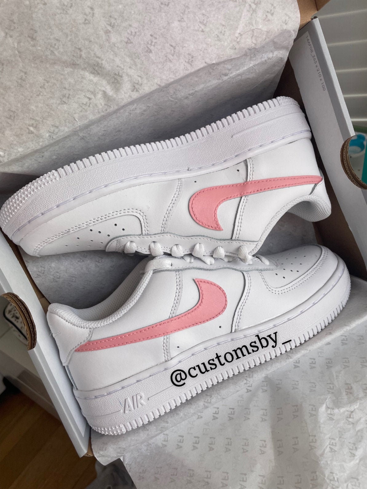 custom pink nikes