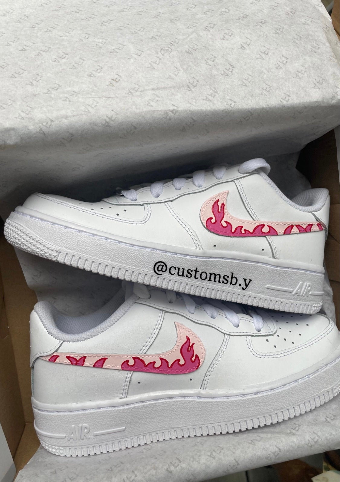air force 1 07 fire pink