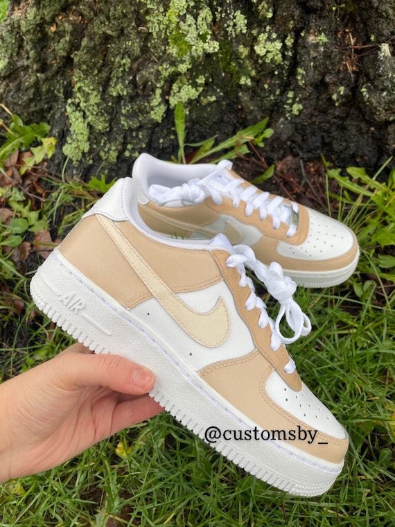 all tan air force ones