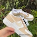 Custom Tan Ombre Air Force 1’s 