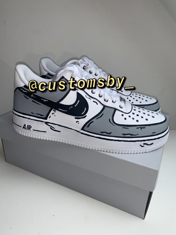 custom cartoon air force ones