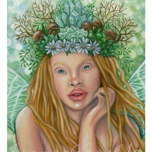 Fairy with Albinism- 8 by 10 Fine Art Print