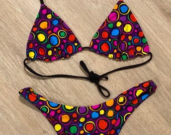 WOMEN BIKINIS SET - Women Swim Wear - Triangle Bralette - Two Piece Swimsuit - Women Beach Wear - Beach Bikini Set